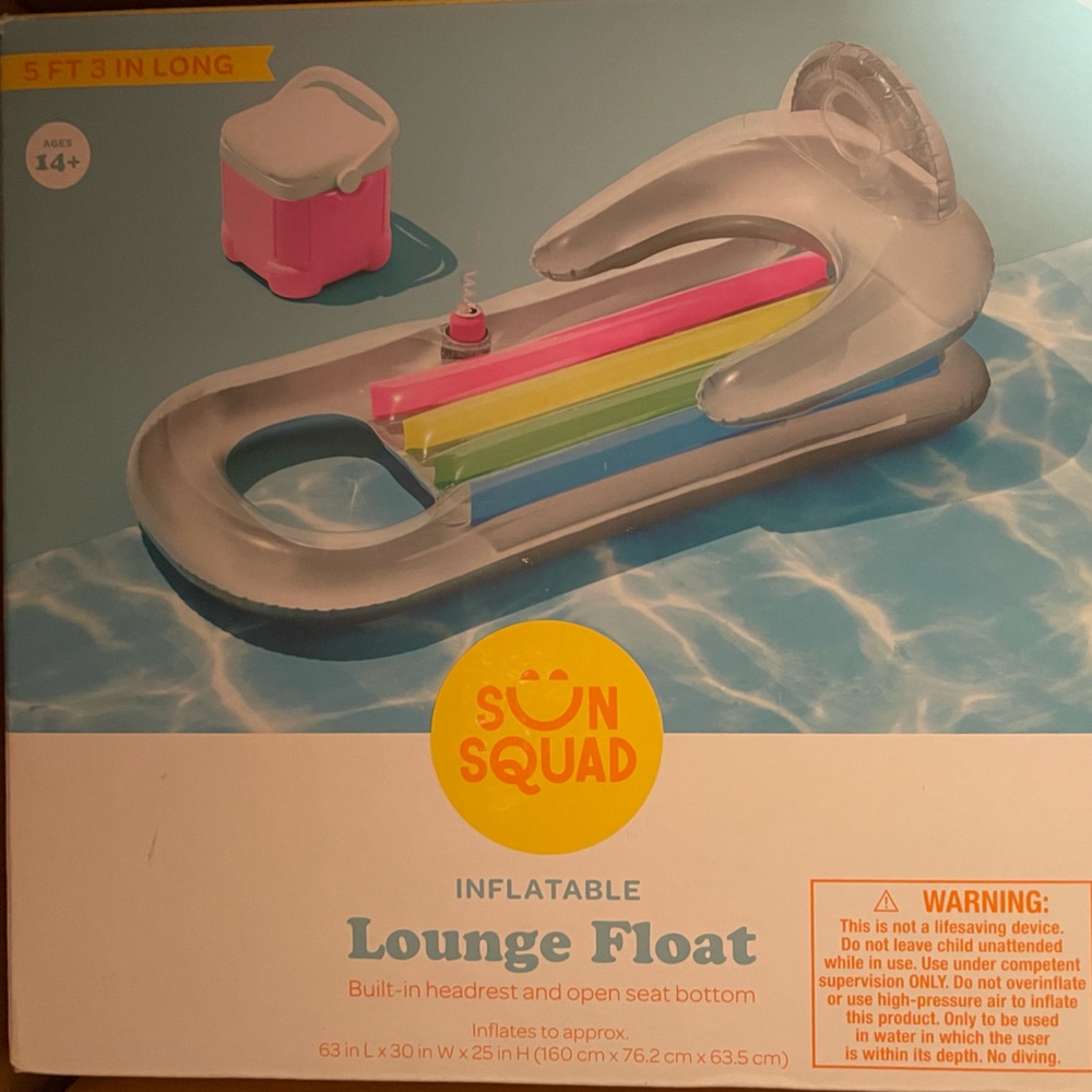 New Inflatable Lounge Float